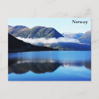 Carte Postale Montagnes scandinaves, La mer du Nord, prise en...