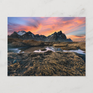 Carte Postale Montagnes   Vesturhorn Mountain Islande