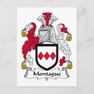 Carte Postale Montague Family Crest