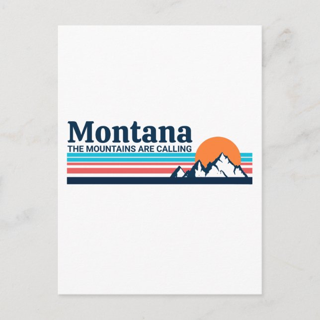 Carte Postale Montana (Devant)