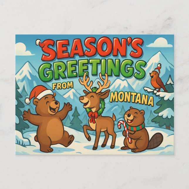 Carte postale MONTANA (Devant)