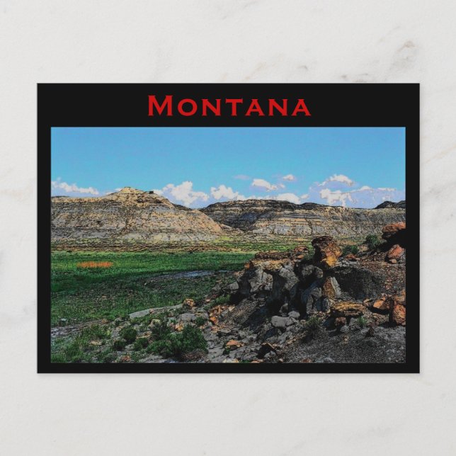Carte postale Montana (Devant)