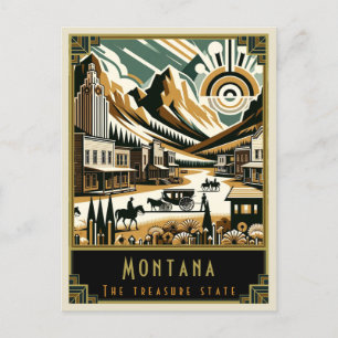 Carte Postale Montana Art déco