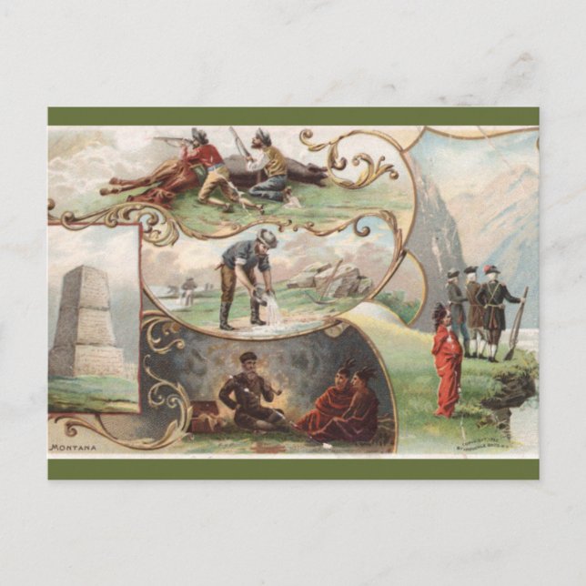 Carte Postale Montana vintage (Devant)