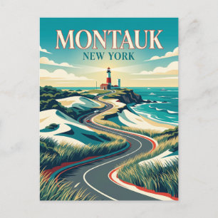 Carte Postale Montauk États-Unis
