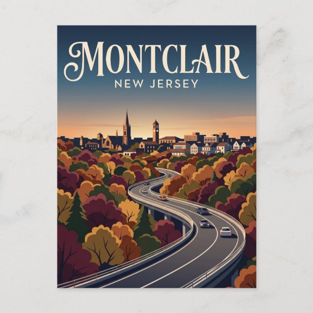 Carte Postale Montclair New Jersey (Devant)