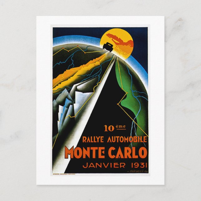 Carte Postale Monte Carlo 1931 (Devant)