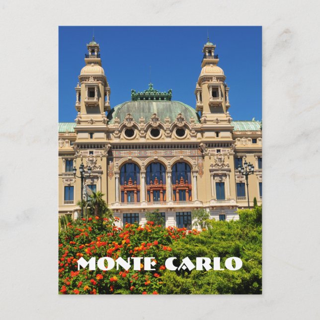 Carte Postale Monte-Carlo à Monaco (Devant)