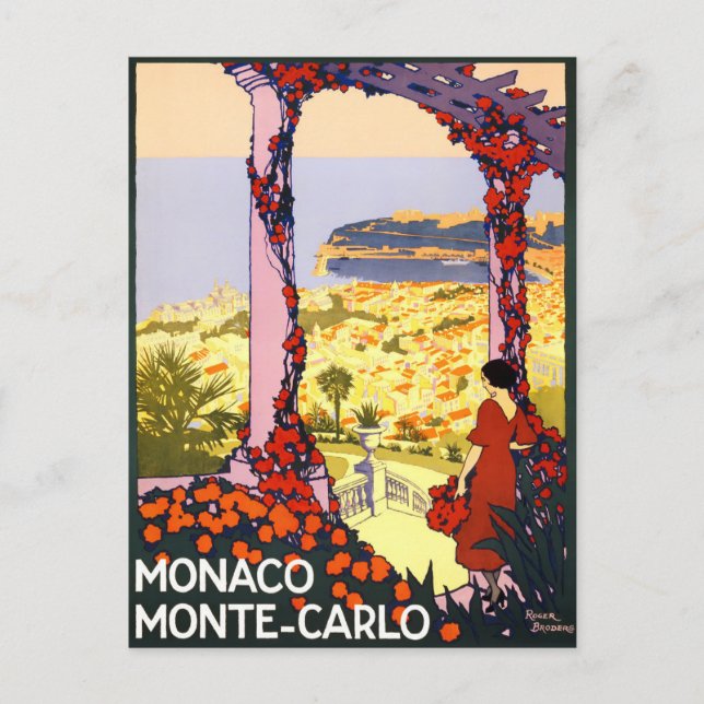 Carte Postale Monte Carlo Monaco France voyage vintage (Devant)