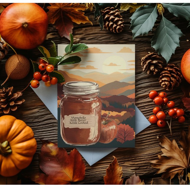 Carte Postale Montebello, Virginia Apple Butter personnalisable (Créateur téléchargé)