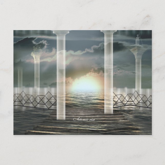 Carte Postale Montée atomique (Devant)