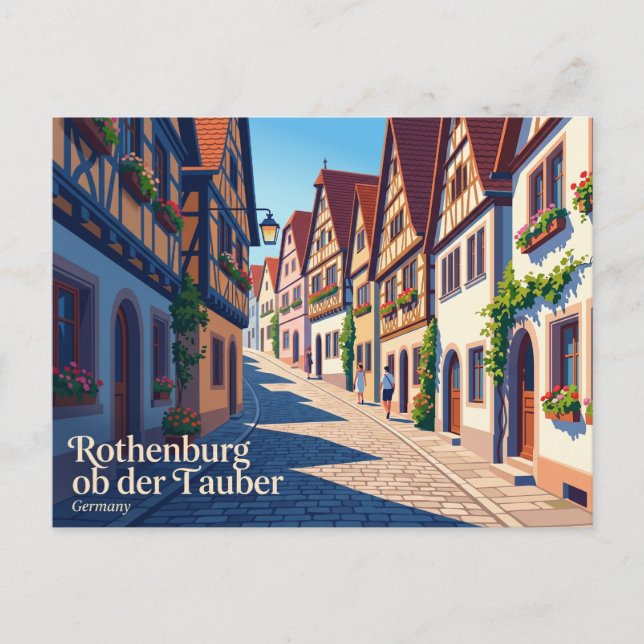 Carte Postale Montée d'Or Allemagne (Devant)