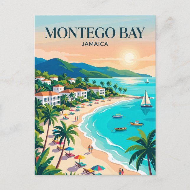 Carte Postale Montego Bay Jamaïque (Devant)