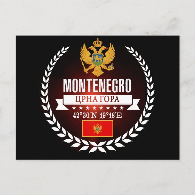 Carte Postale Monténégro (Devant)