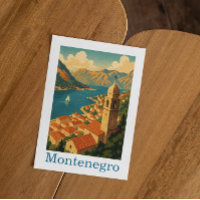 Monténégro vintage Kotor Bay Balkan Travel