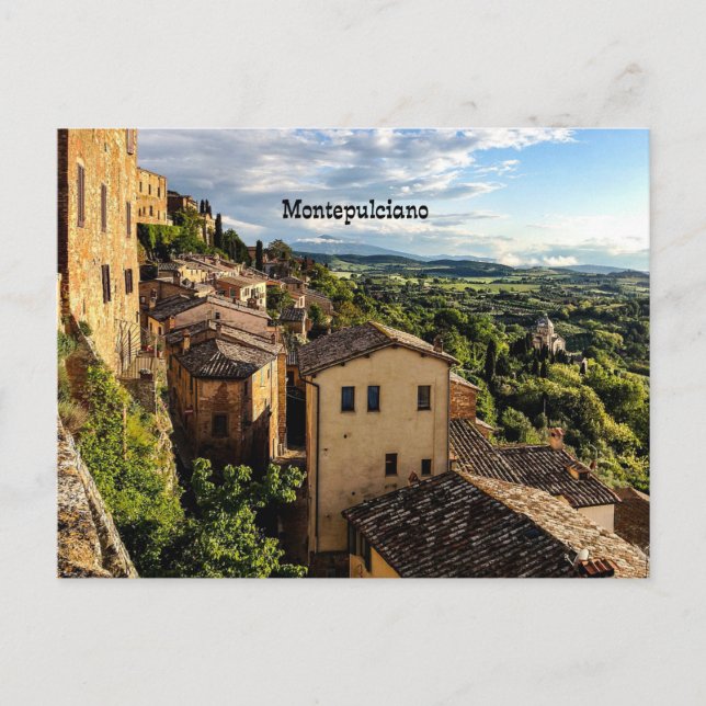 Carte Postale Montepulciano, Toscane, Italie (Devant)