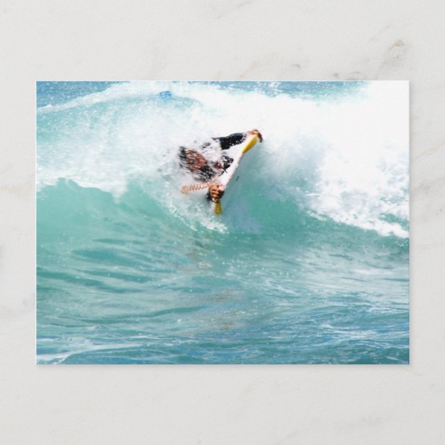 Carte Postale Monter les vagues (Devant)