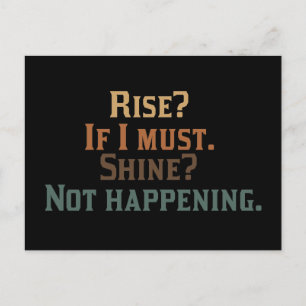 Carte Postale Monter ? Si Oui. Brille ? Ce N'Est Pas Le Cas.