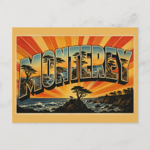 Carte Postale Monterey Californie Lone Cypress Côte d'Art