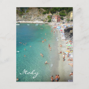 Carte Postale monterosso bleu italie