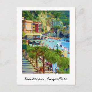 Carte Postale Monterosso, Cinque Terre, Italie