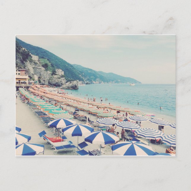 Carte Postale Monterosso Cinque Terre Italie Plage Photo Pittore (Devant)