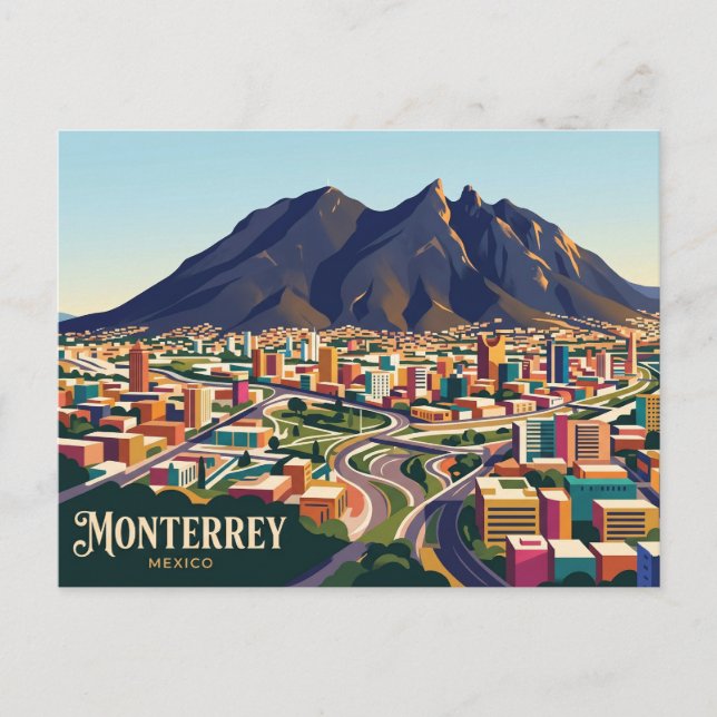 Carte Postale Monterrey Mexique (Devant)
