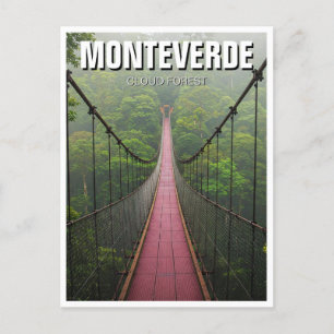 Carte Postale Monteverde Forêt nuageuse Costa Rica Voyage