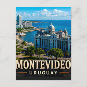 Carte Postale Montevideo, élégance côtière et charme uruguayen