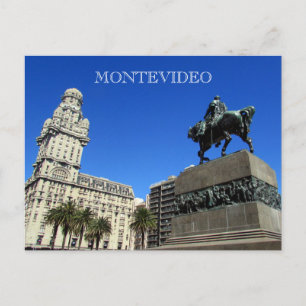 Carte Postale montevideo indépendance plaza
