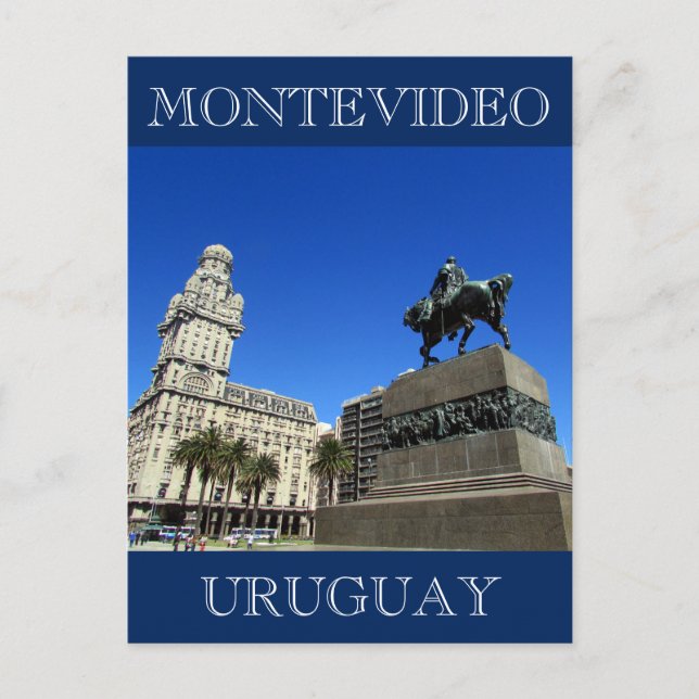 Carte Postale montevideo plaza uruguay (Devant)