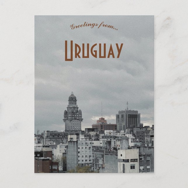 Carte Postale Montevideo Uruguay (Devant)