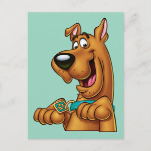 Carte Postale Montez les pattes de Scooby-Doo