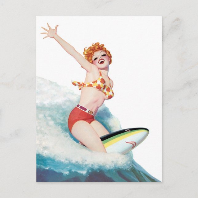 Carte Postale Montez, promenez le requin (Devant)