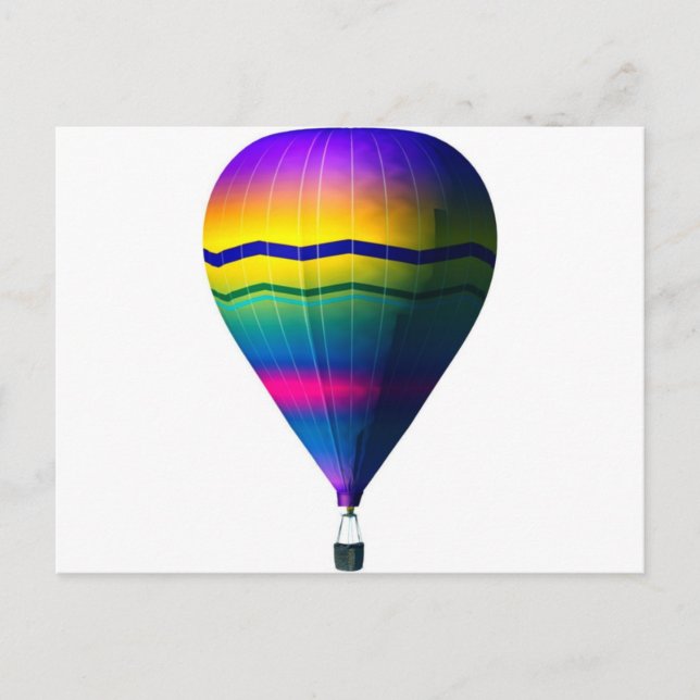 Carte Postale montgolfière (Devant)