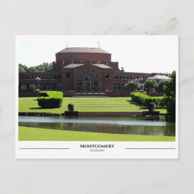 Carte Postale Montgomery Alabama (Devant)