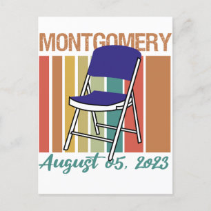 Carte Postale Montgomery Brawl Folding Chair 5 août 2023