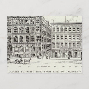 Carte Postale Montgomery West side Pine et Californie