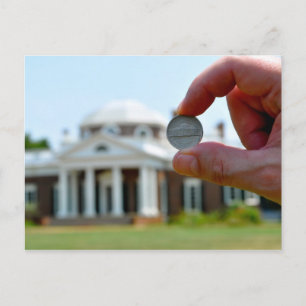Carte Postale Monticello de Thomas Jefferson