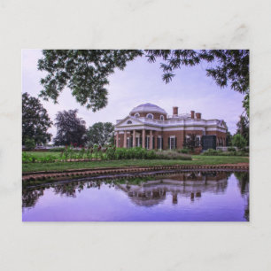 Carte postale Monticello Reflection