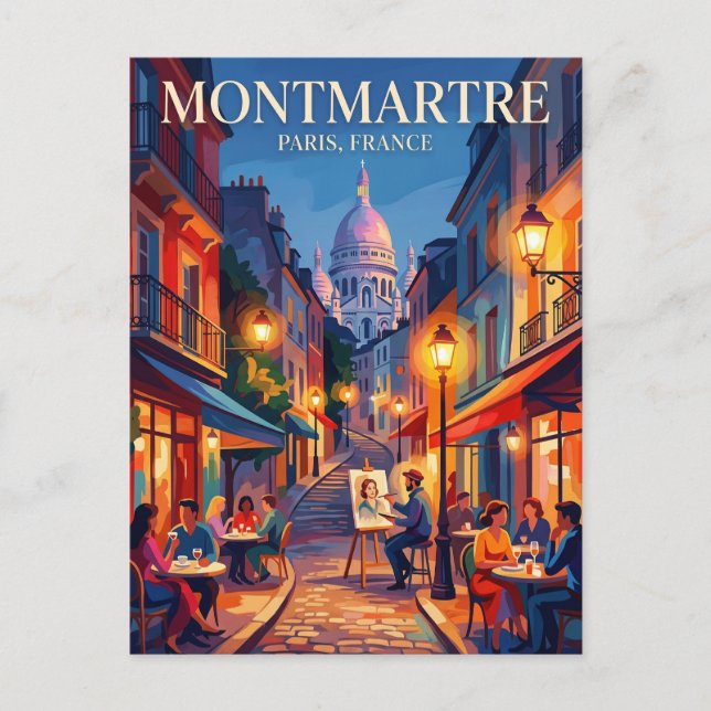 Carte Postale Montmartre France (Devant)
