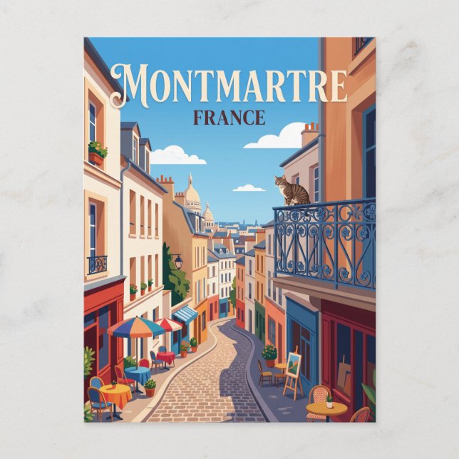 Carte Postale Montmartre France (Devant)