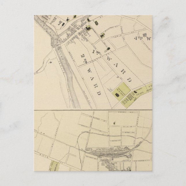 Carte Postale Montpelier et St Albans (Devant)