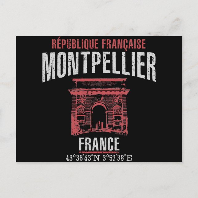 Carte Postale Montpellier (Devant)