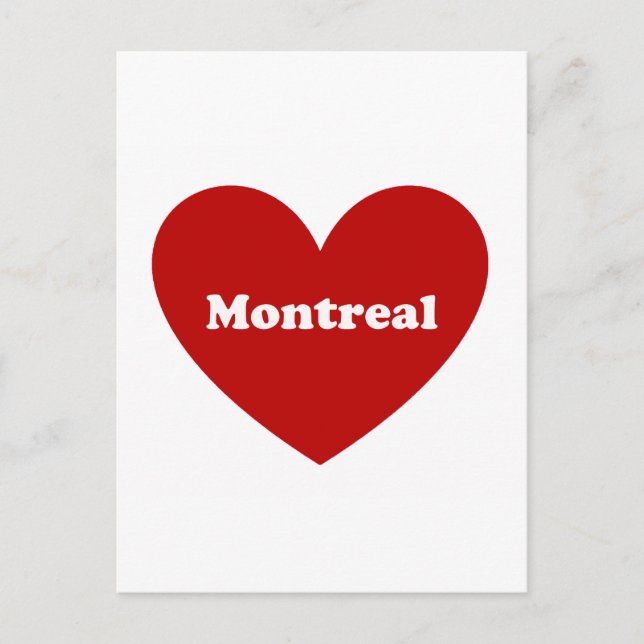 Carte Postale Montréal (Devant)