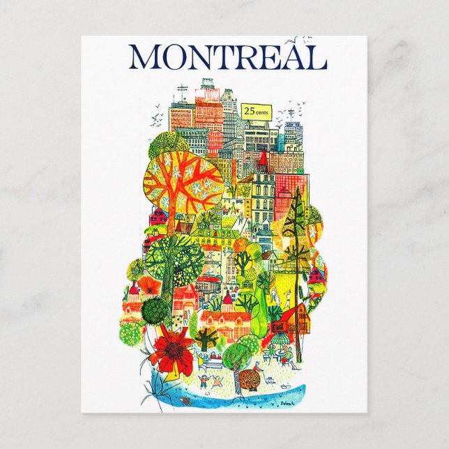 Carte Postale Montréal (Devant)