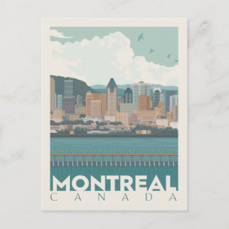 Carte Postale Montréal, Canada | Skyline