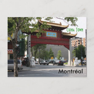 Carte Postale Montreal China Town Postcard