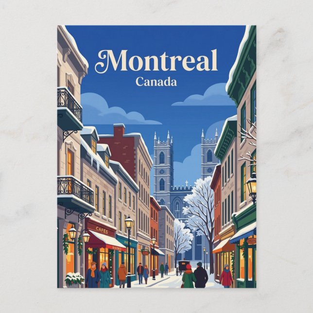 Carte Postale Montréal, Québec Canada (Devant)