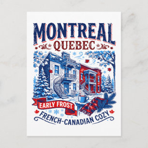 Carte Postale Montréal Québec Français Canadien Confortable Hive